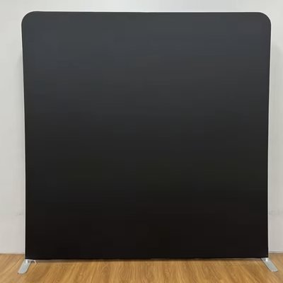 Plain solid black photo booth backdrop