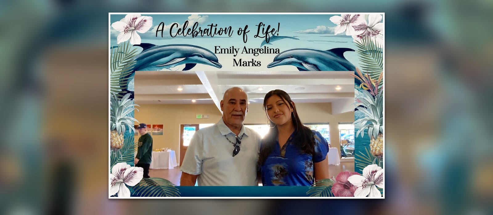 A Celebration of Life memory photo booth tribute by SoCalFun365 in Orange County